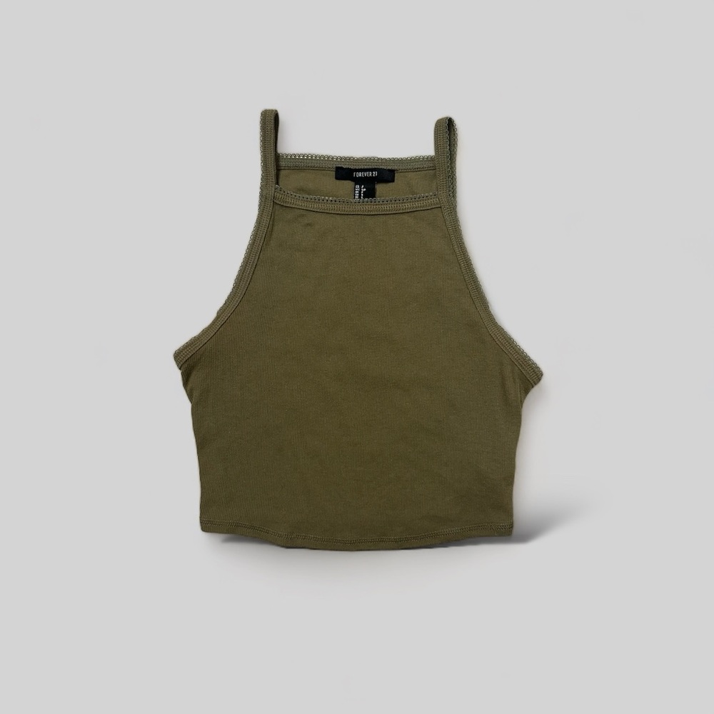 High Neck Crop Top